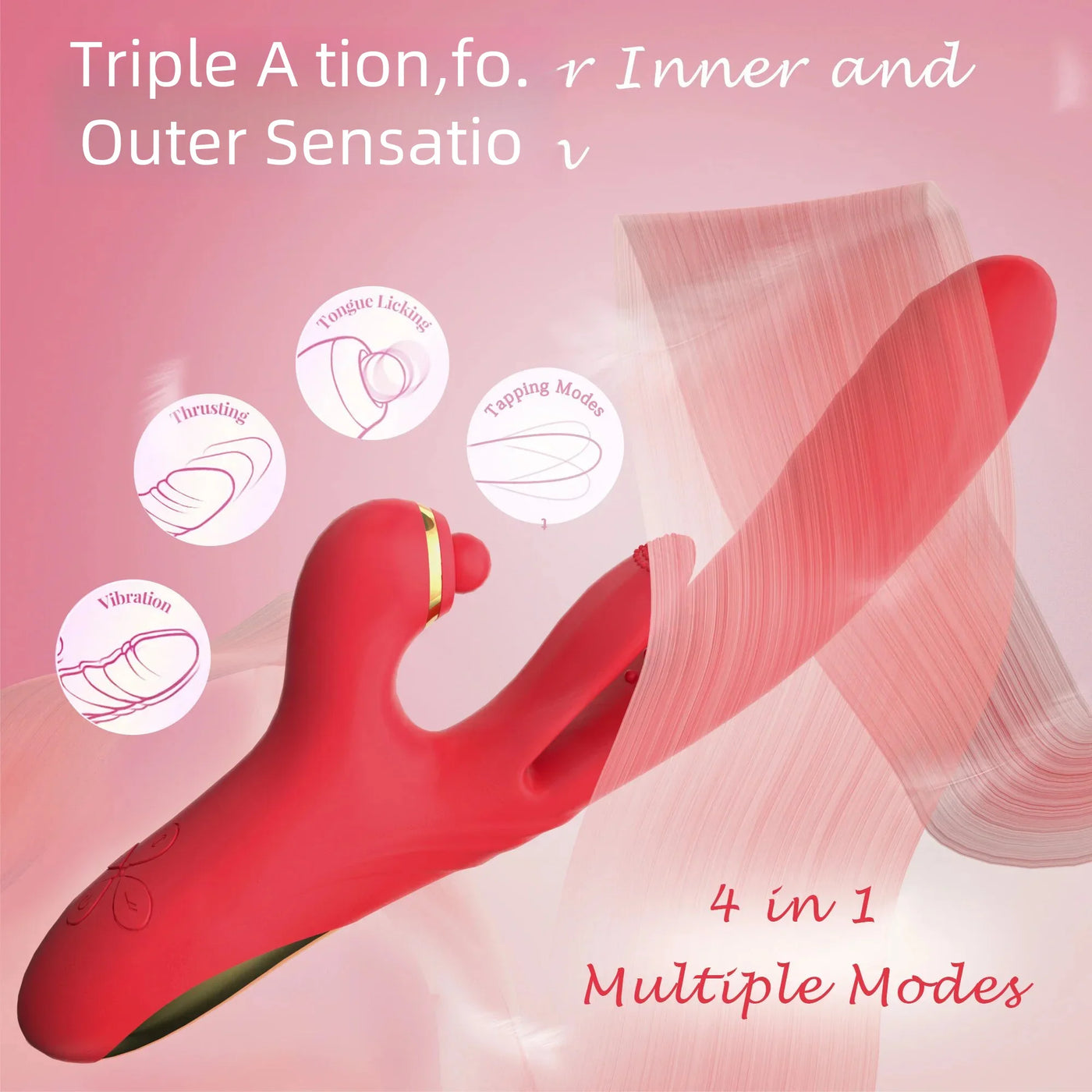 Heating Thrusting Dildo Vibrator For Women Clit Stimulator